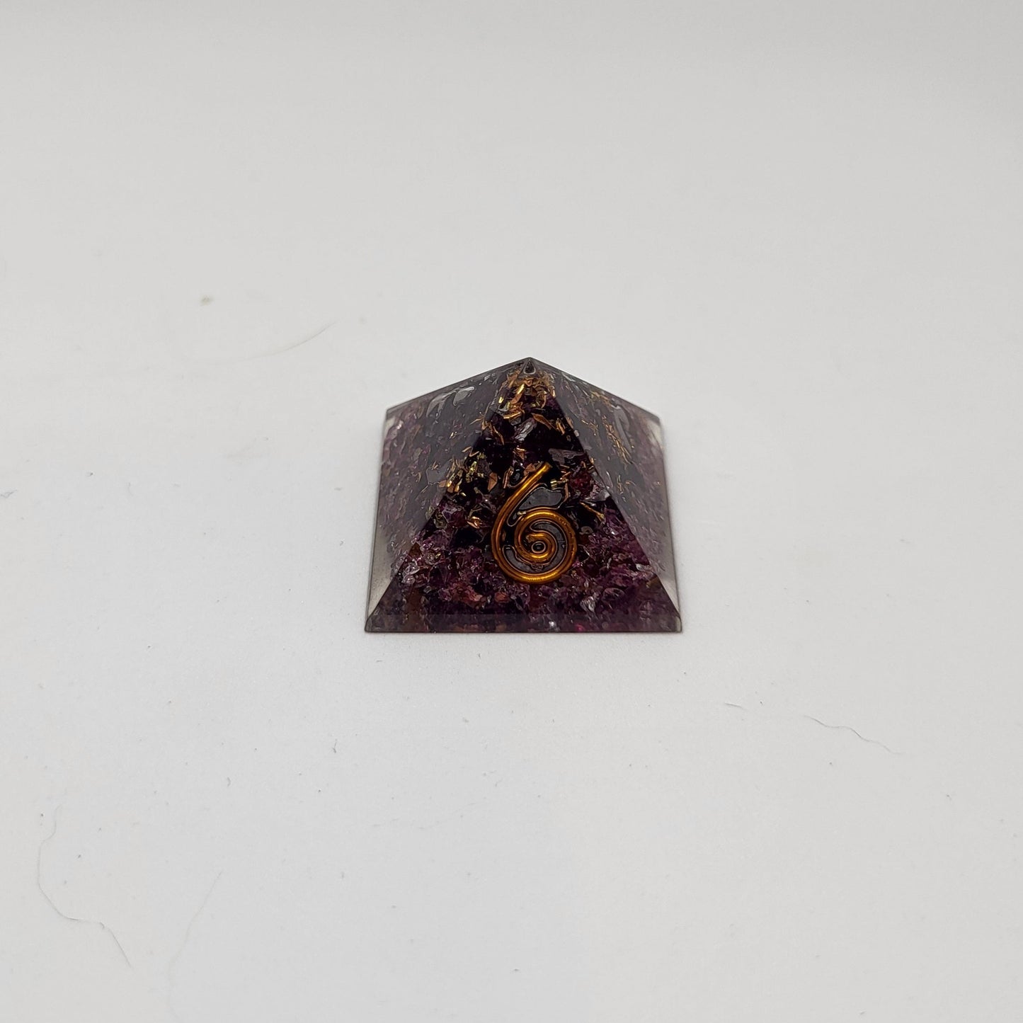 Garnet and Organite Mini Pyramid