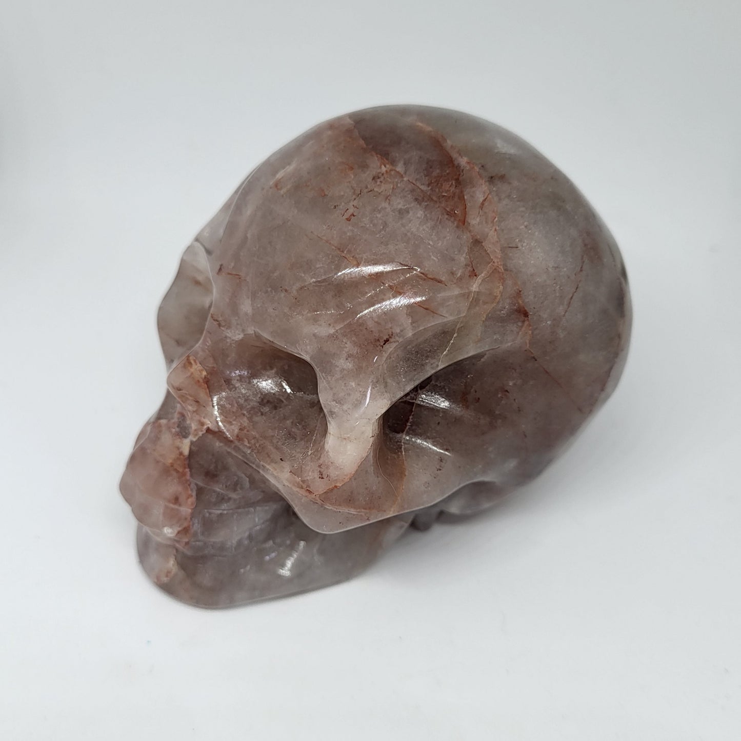 Fire Quartz Large Skull