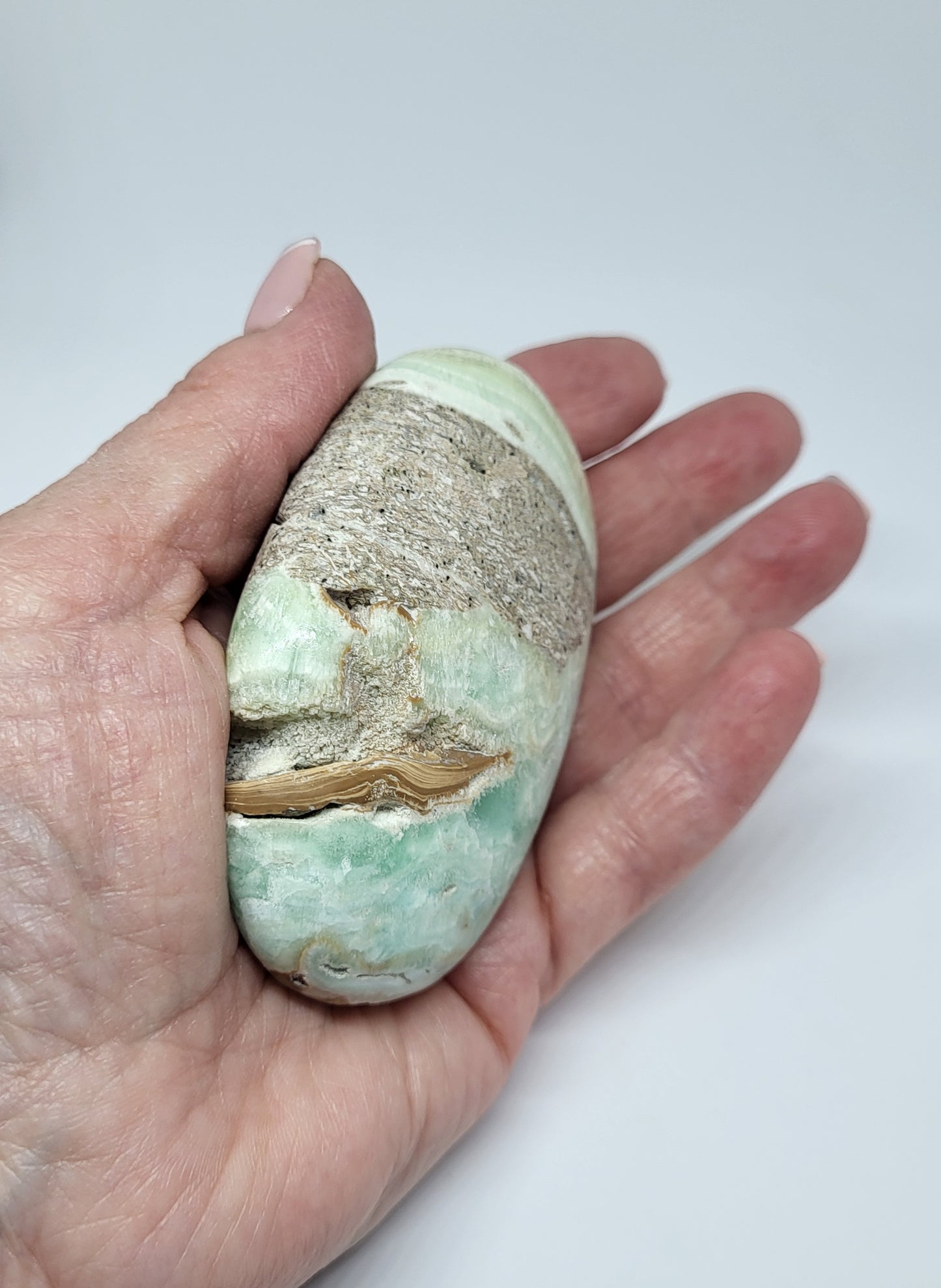 Carribean Calcite Palm Stone