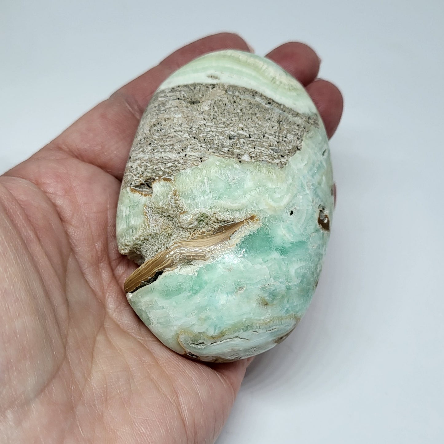 Carribean Calcite Palm Stone