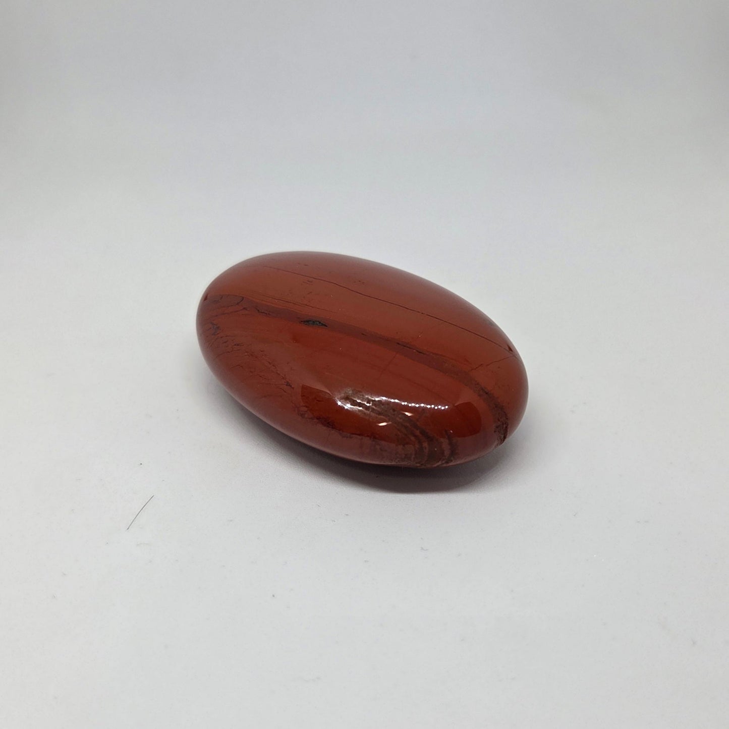 Red Jasper Eye Palm Stone
