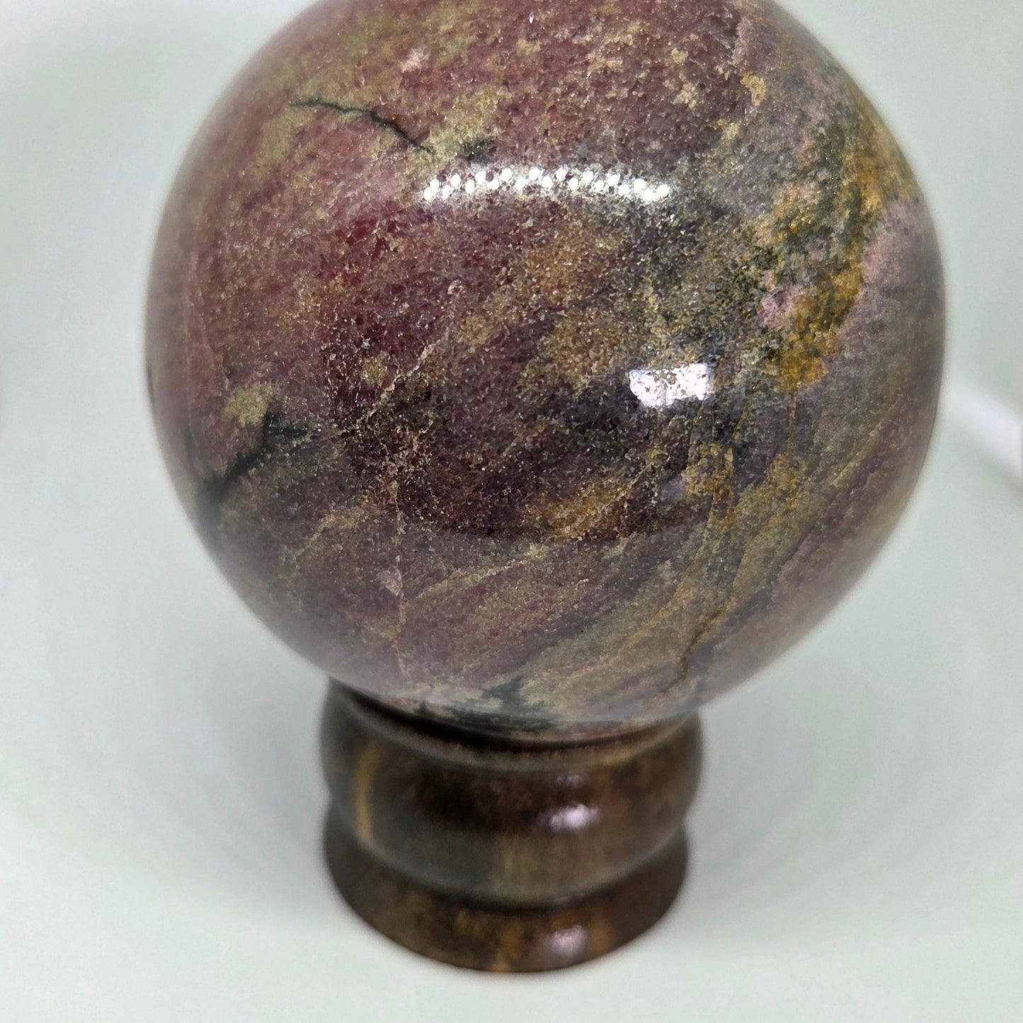 Rhodonite Sphere