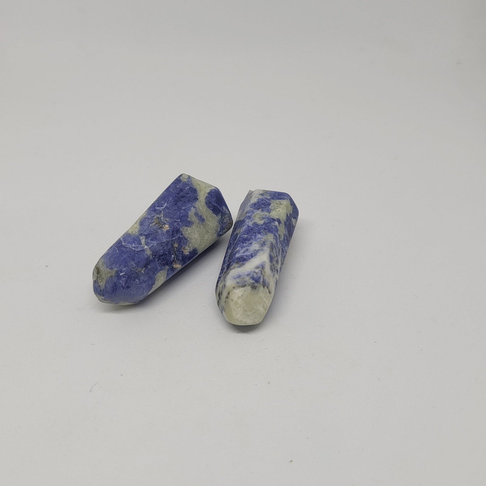 Mini Sodalite Energy Crystal Tower laying down