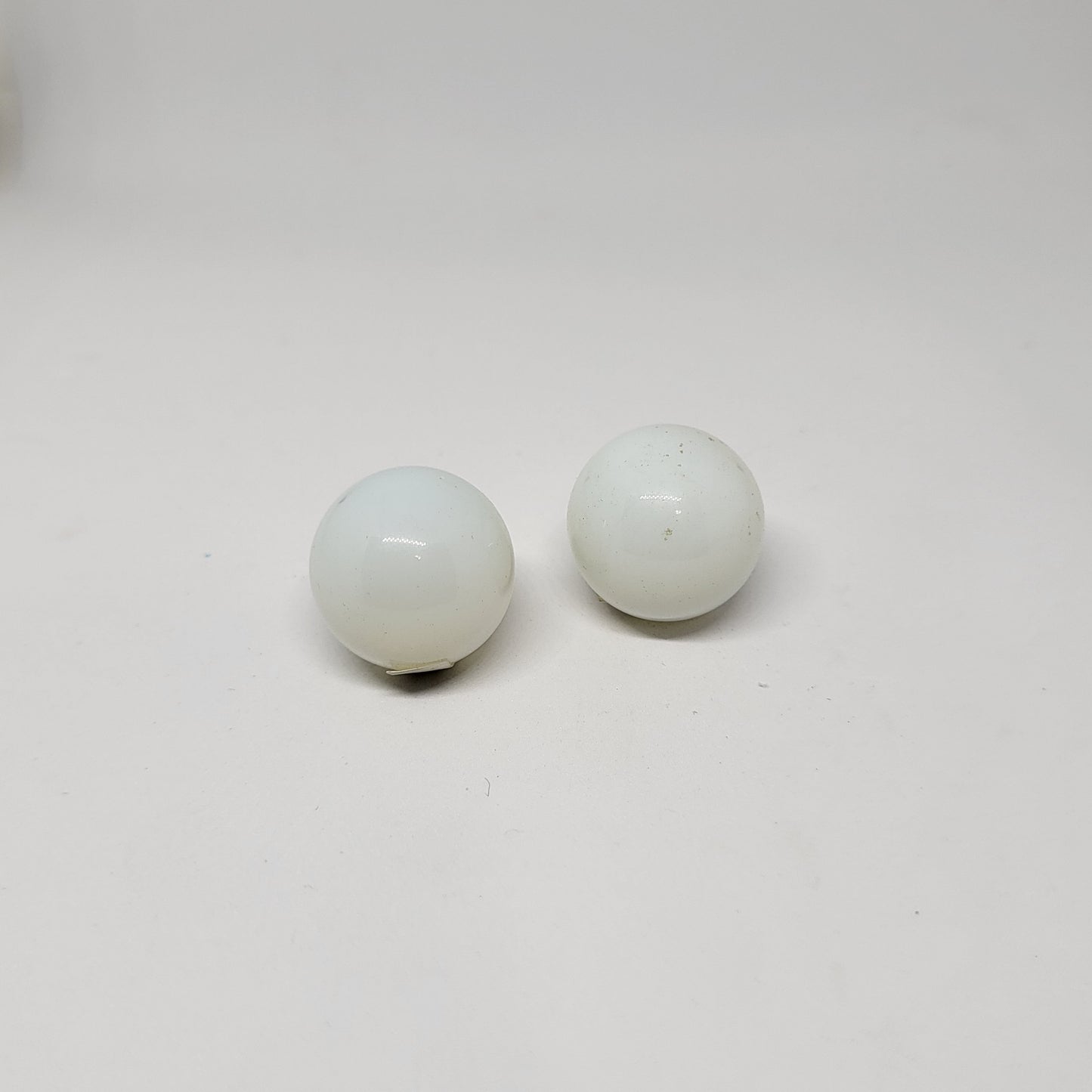 Opalite Energy Crystal Sphere, two placed closely together