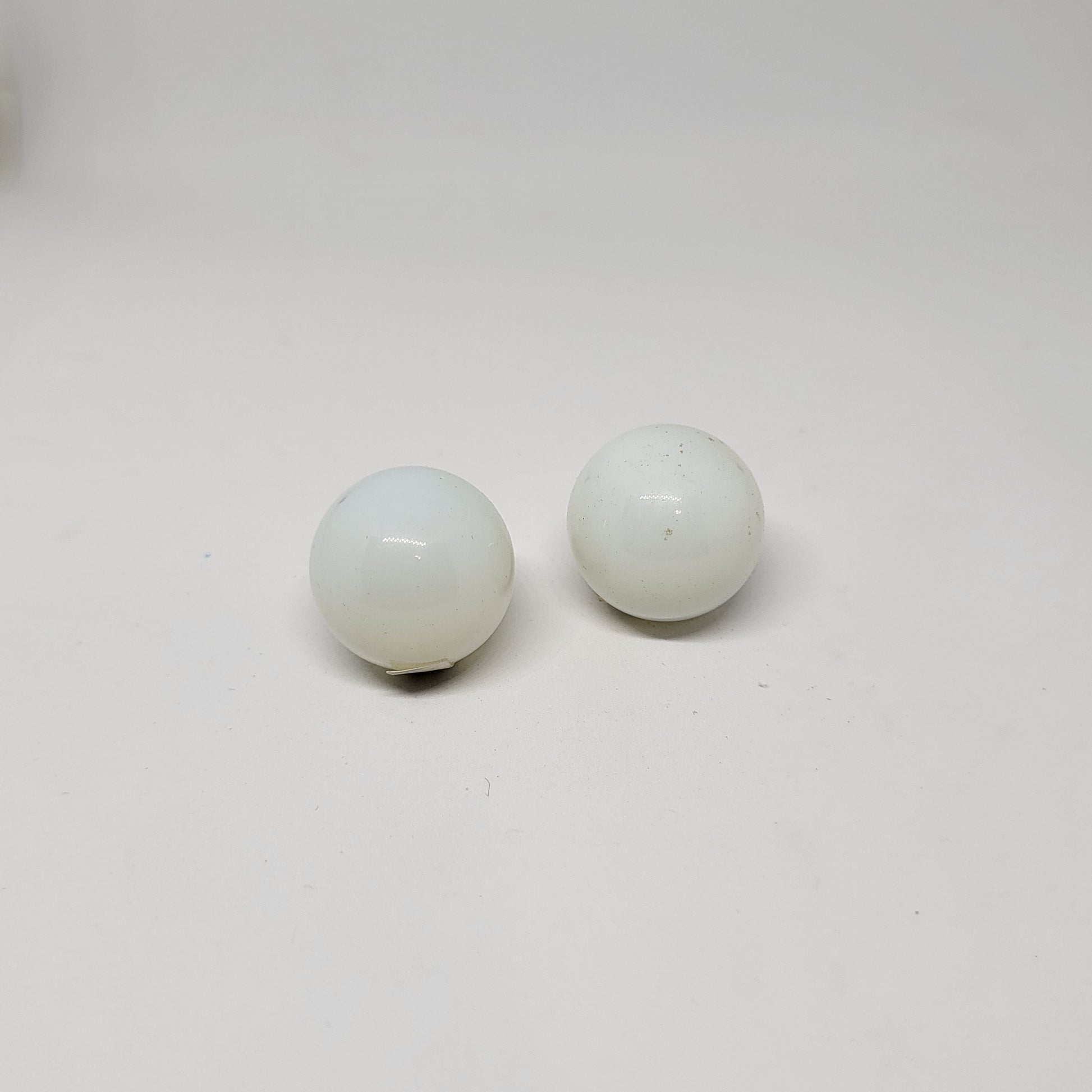 Opalite Energy Crystal Sphere, two placed closely together