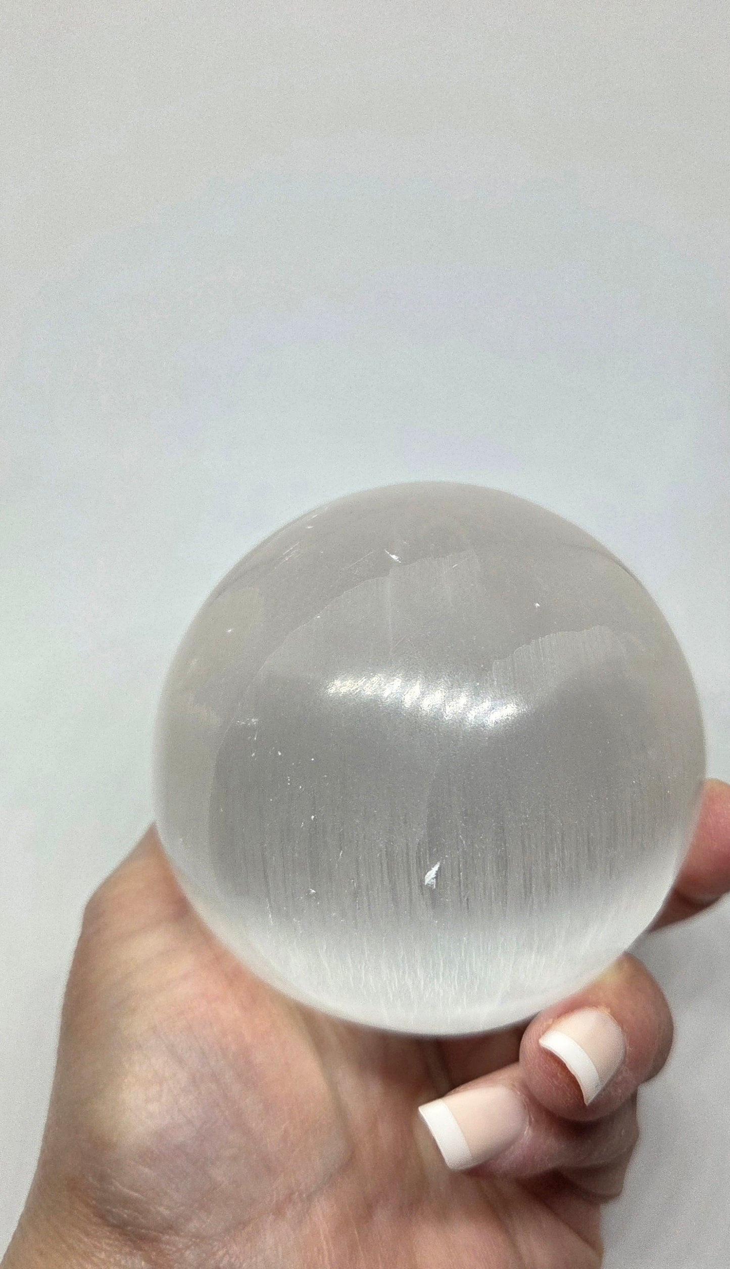 Selenite Sphere for Mediation and Clarity