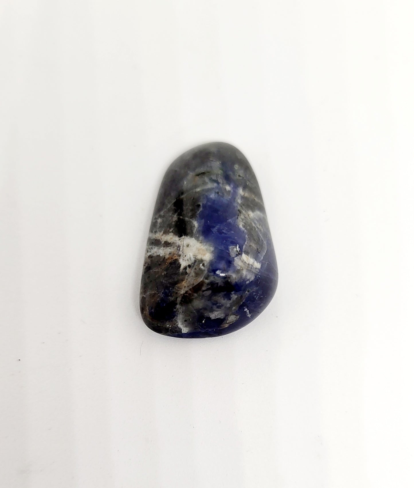 Sunset Sodalite Tumbled Stone for Intuition and Emotional Balance