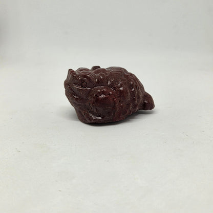 Mahogany Obsidian Mini/Pocket Money Toad