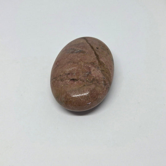 Brown stone on a white background