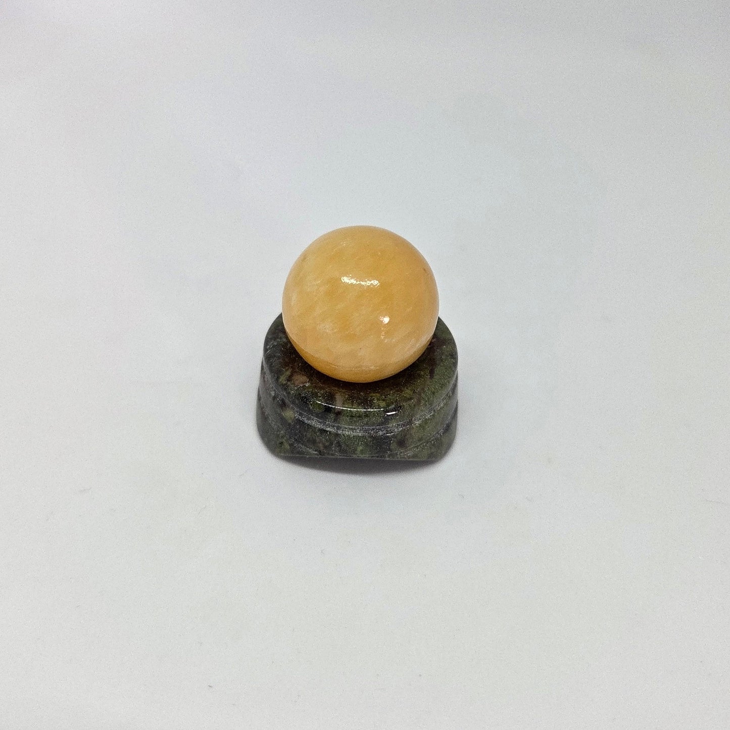 Yellow Citrine Calcite Quartz Sphere