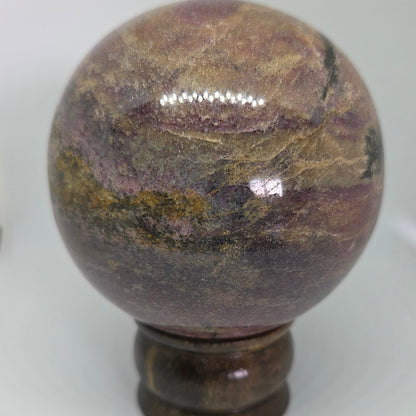 Rhodonite Sphere