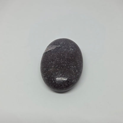 Oval shaped Lepidolite palm stone