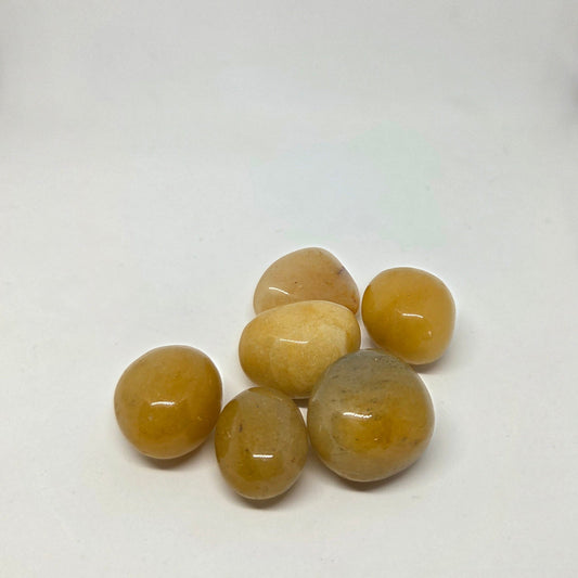 Yellow Calcite Tumbled Stone for Confidence and Solar Plexus Chakra
