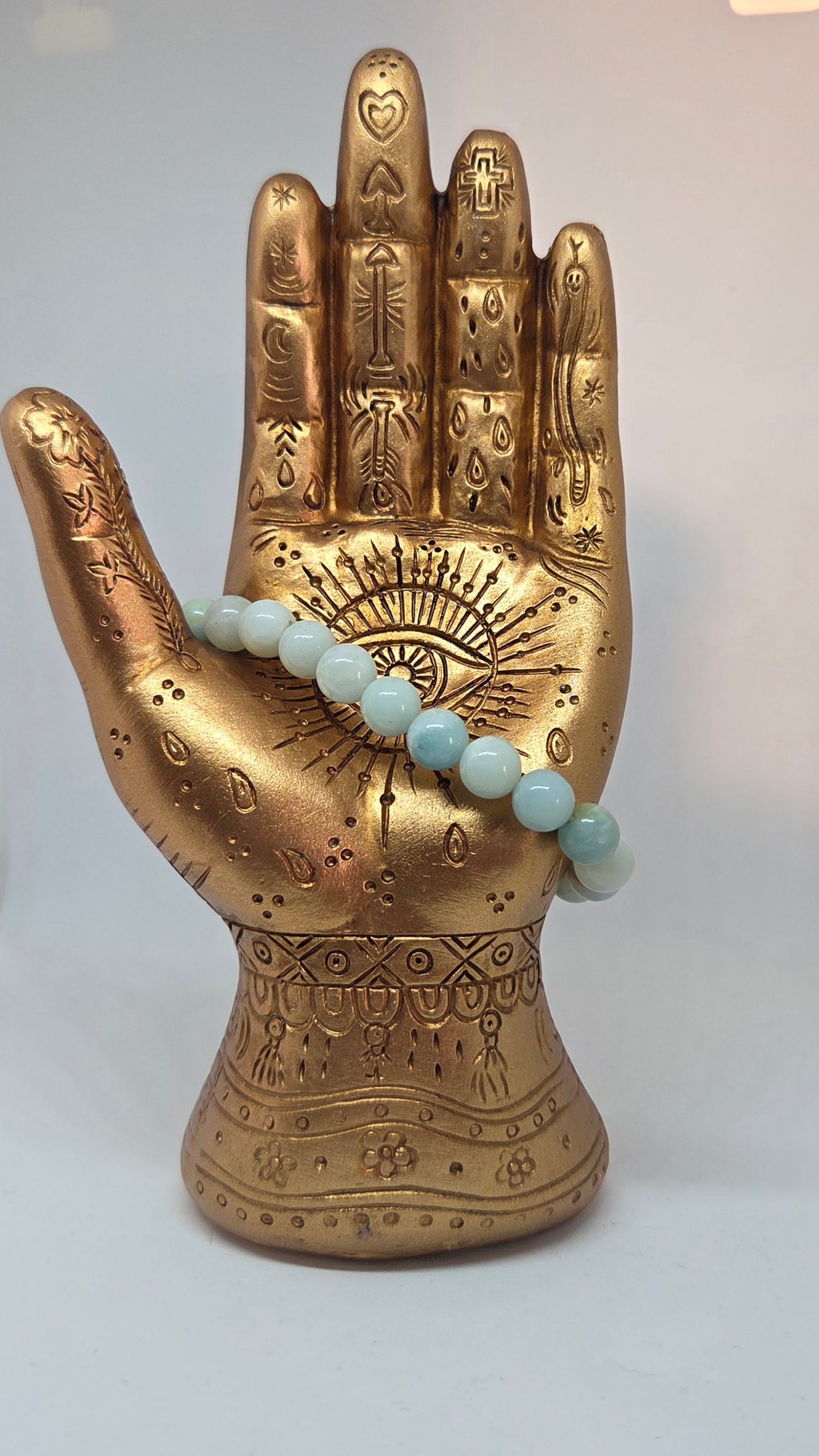 amazonite beaded bracelet for calming