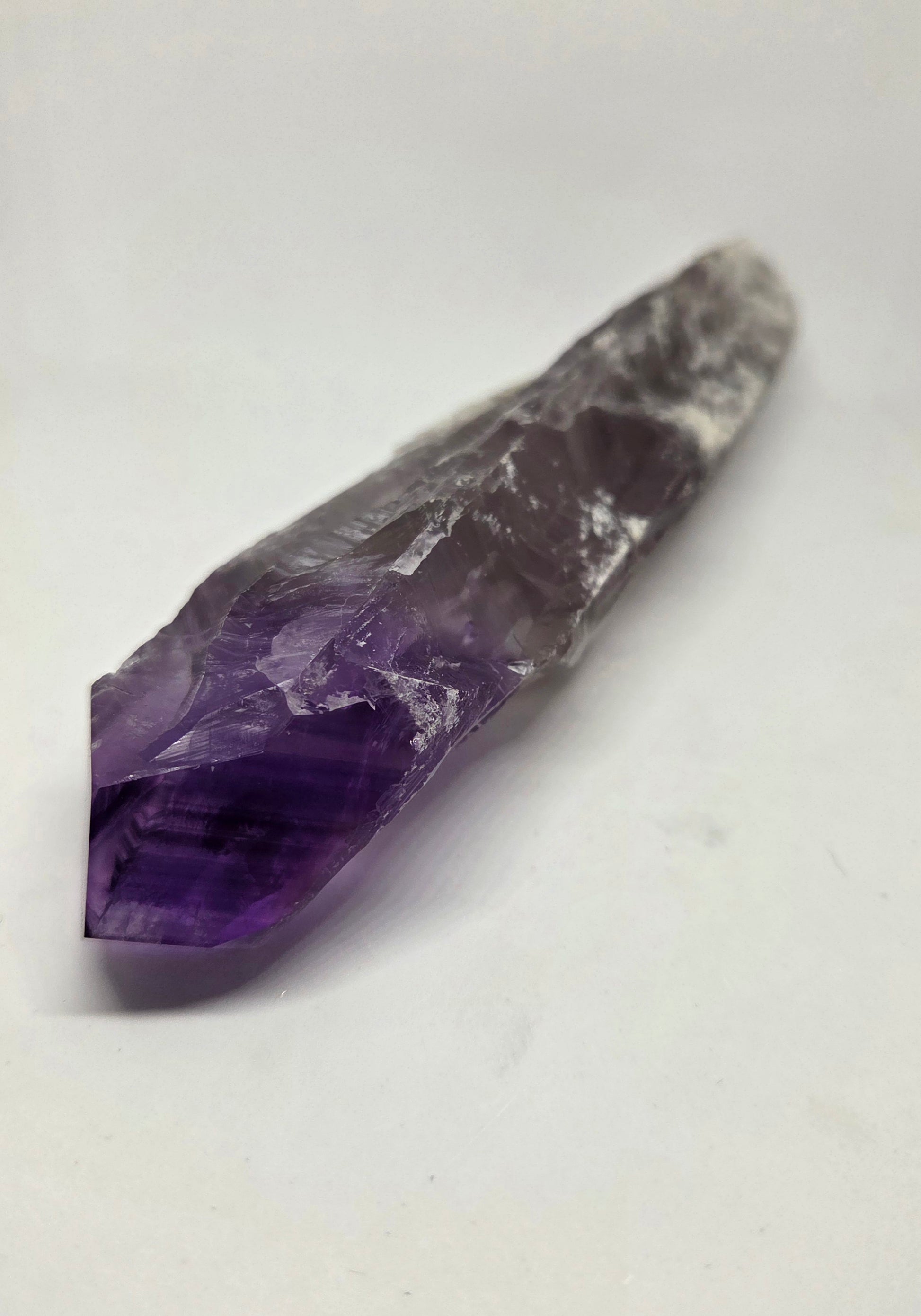 Bahia Amethyst Dragon's Tooth for Crown Chakra Activation and Spiritual 