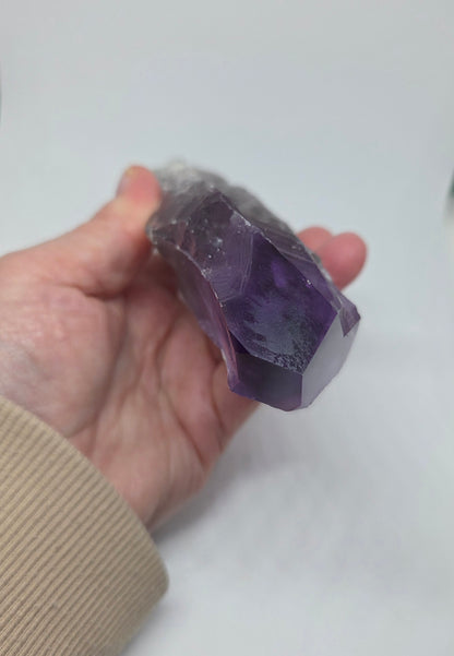  Natural Bahia Amethyst Dragon's Tooth Point for Meditation and Energy Work
Image 3 (Alternate angle/Context):