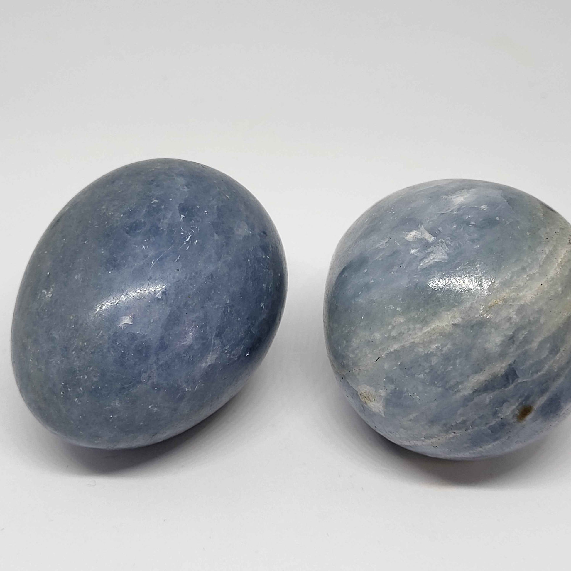 Blue Calcite Egg - Earth's Connections by Tamara