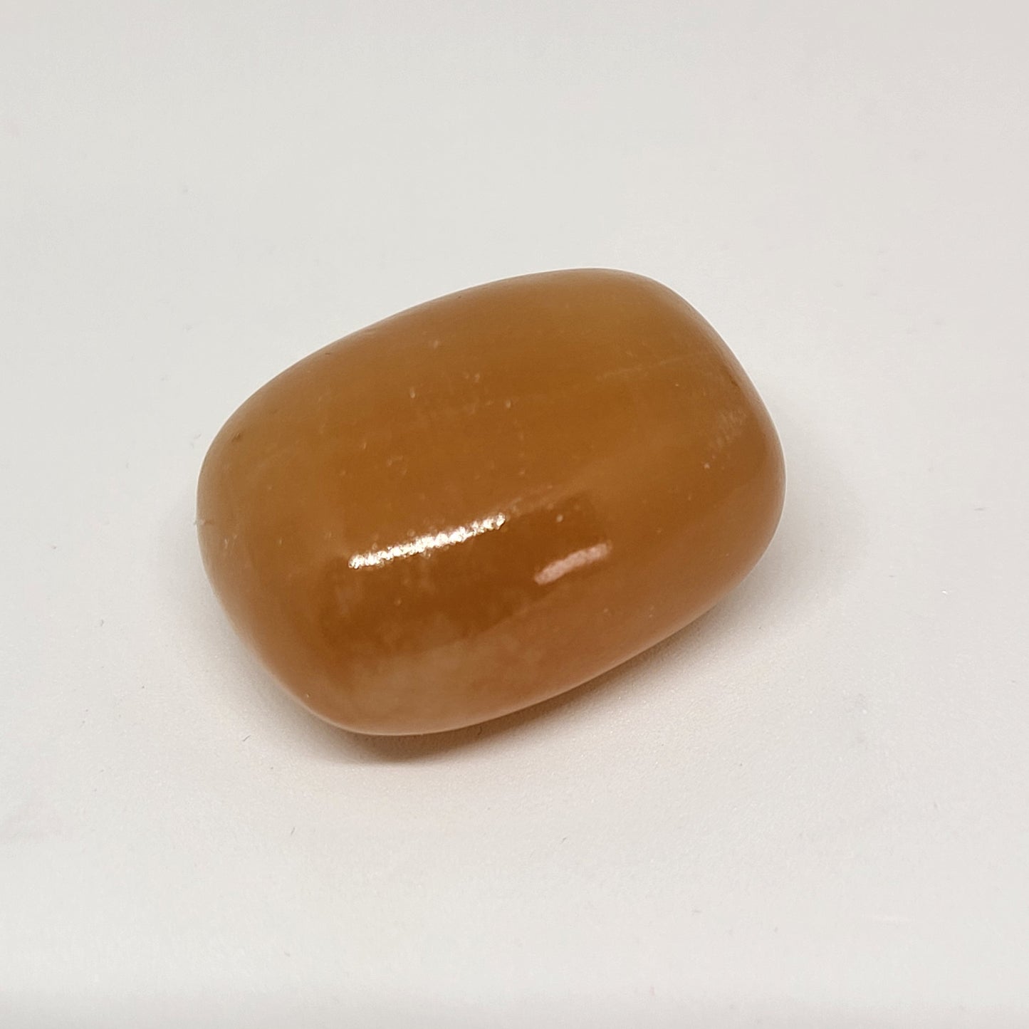 Caramel Calcite Tumbled Stone for Intuition and Mental Clarity