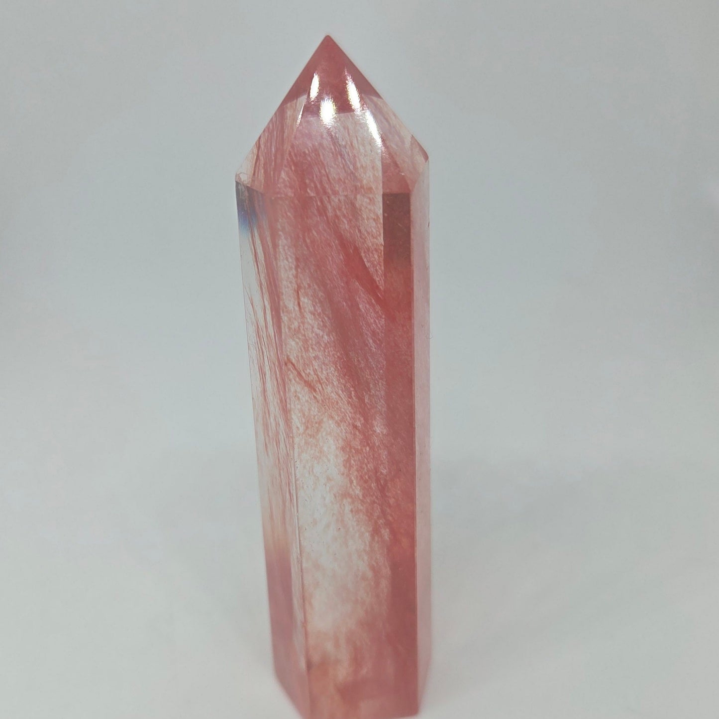 Cherry Quartz Tower for Love and Emotional Healing