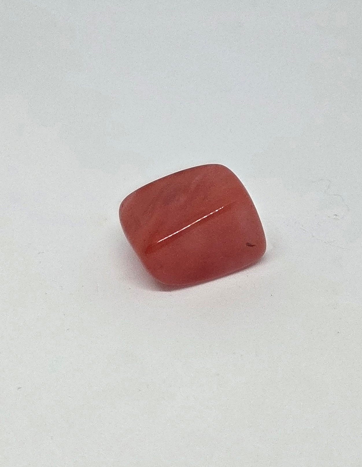 Cherry Quartz Tumble for Heart Chakra and Emotional Healing