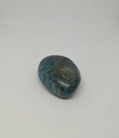 Dark Blue Apatite Palm for Intuition and Manifestation