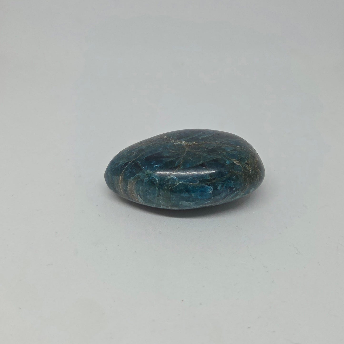 Dark Blue Apatite Palm for Psychic Development and Focus