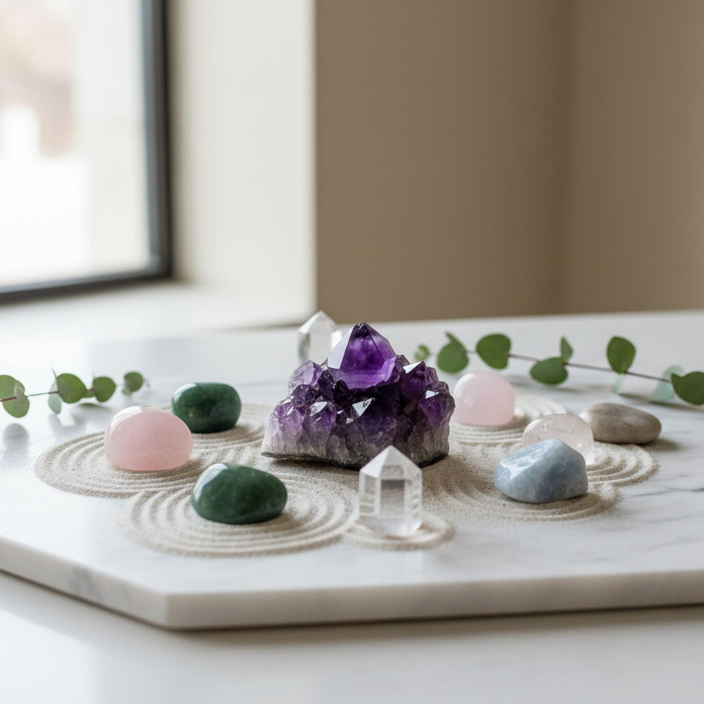 Feng Shui Crystal Arrangement