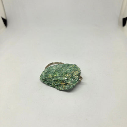 Fuchsite Keychain for Resilience and Guidance