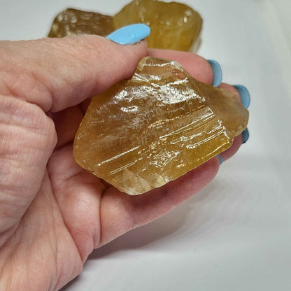 Honey Calcite - Earth's Connections by Tamara