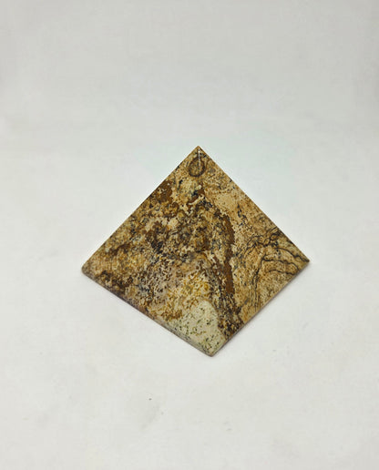 Landscape Jasper Pyramid Natural Pattern Detail