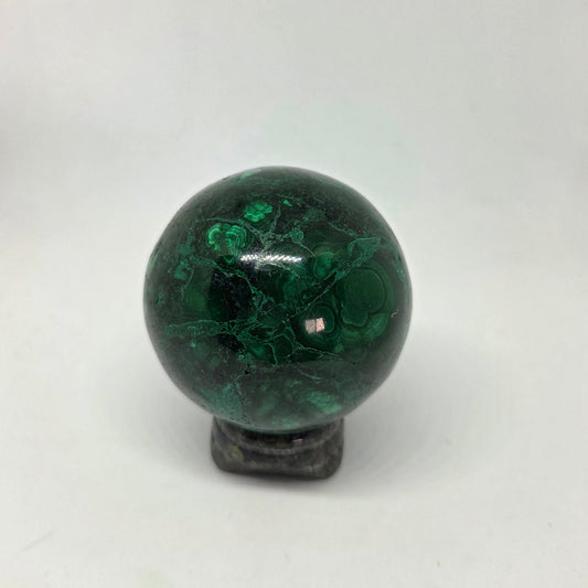 Malachite Sphere for Protection and Emotional Healing