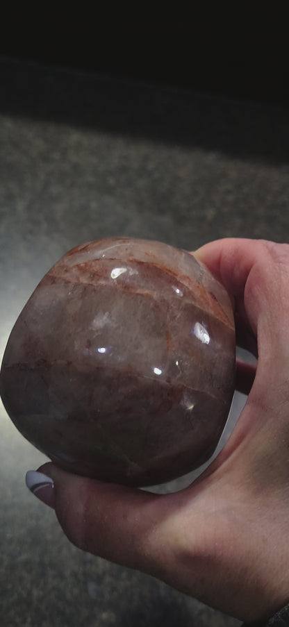Fire Quartz Large Skull