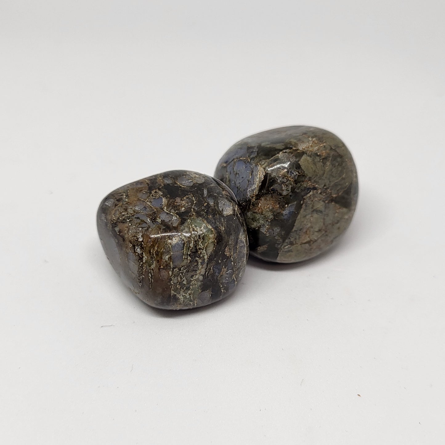 Que Sera Jasper Tumbled Stone for Crown Chakra and Spiritual Growth