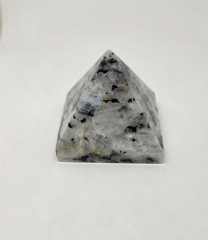 Rainbow Moonstone Pyramid for Intuition and New Beginnings