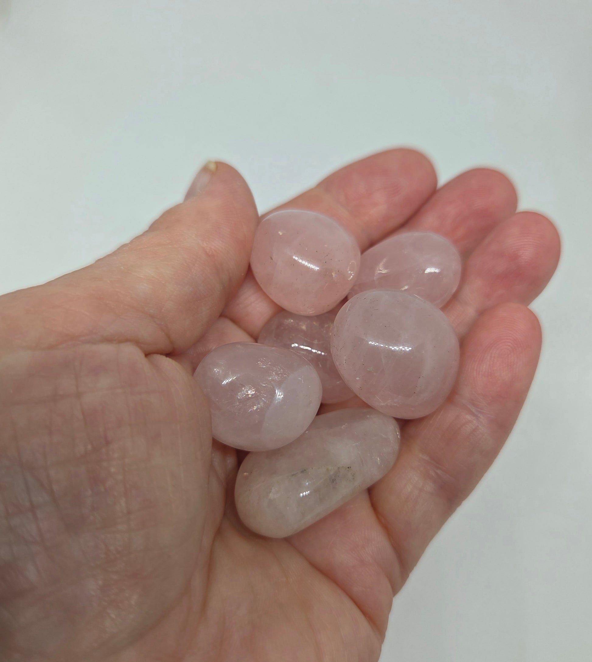 rose quartz tumble for emotional healing