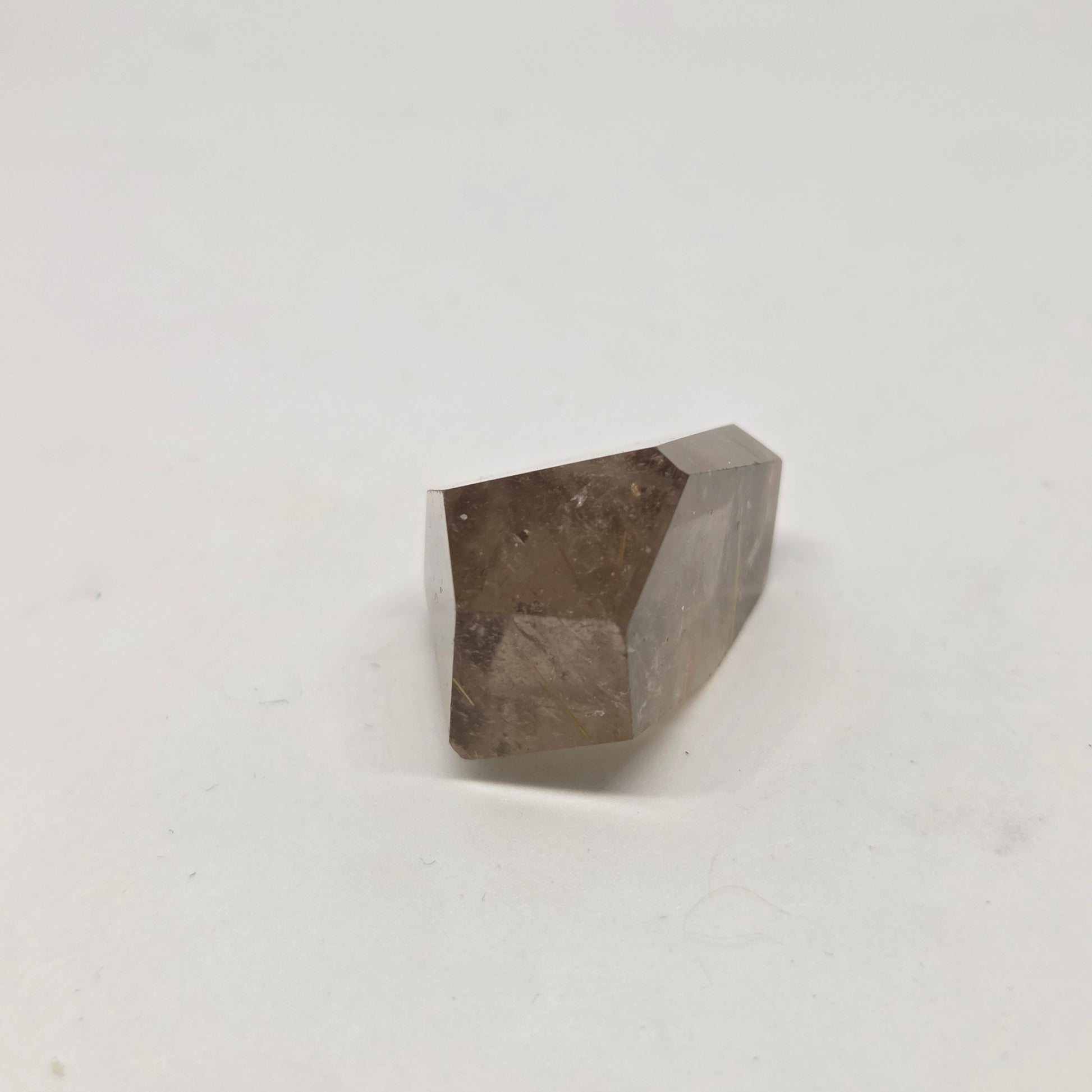 Golden Polished Quartz Tower with Threads