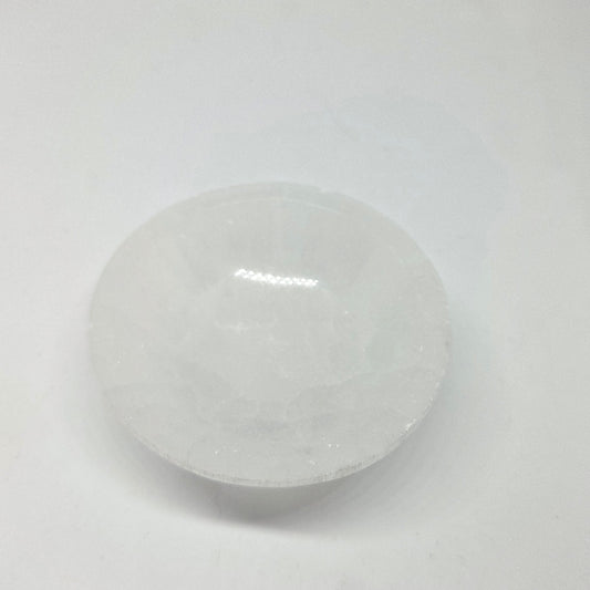 Small Selenite Bowl from Morocco for Crystals and Sacred Offerings
