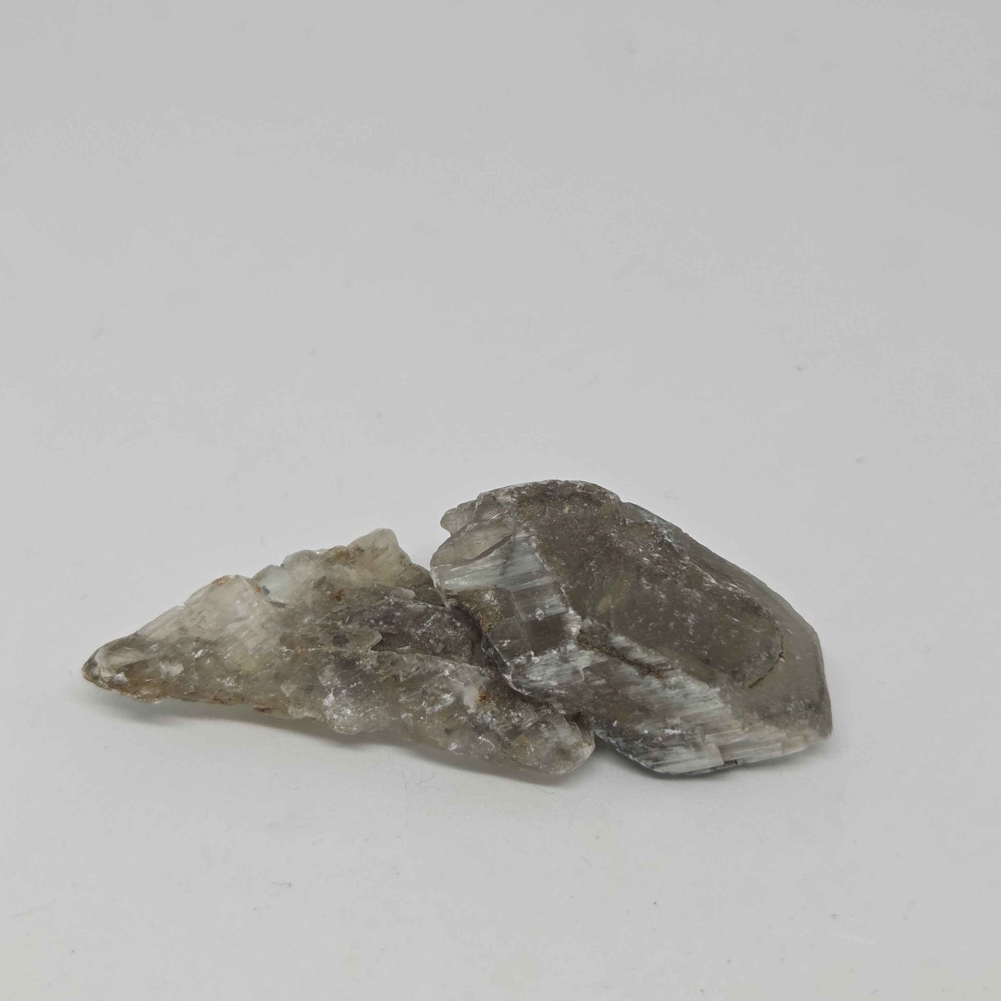 Gray Selenite Raw Cluster from Alberta Canada for Spiritual Growth