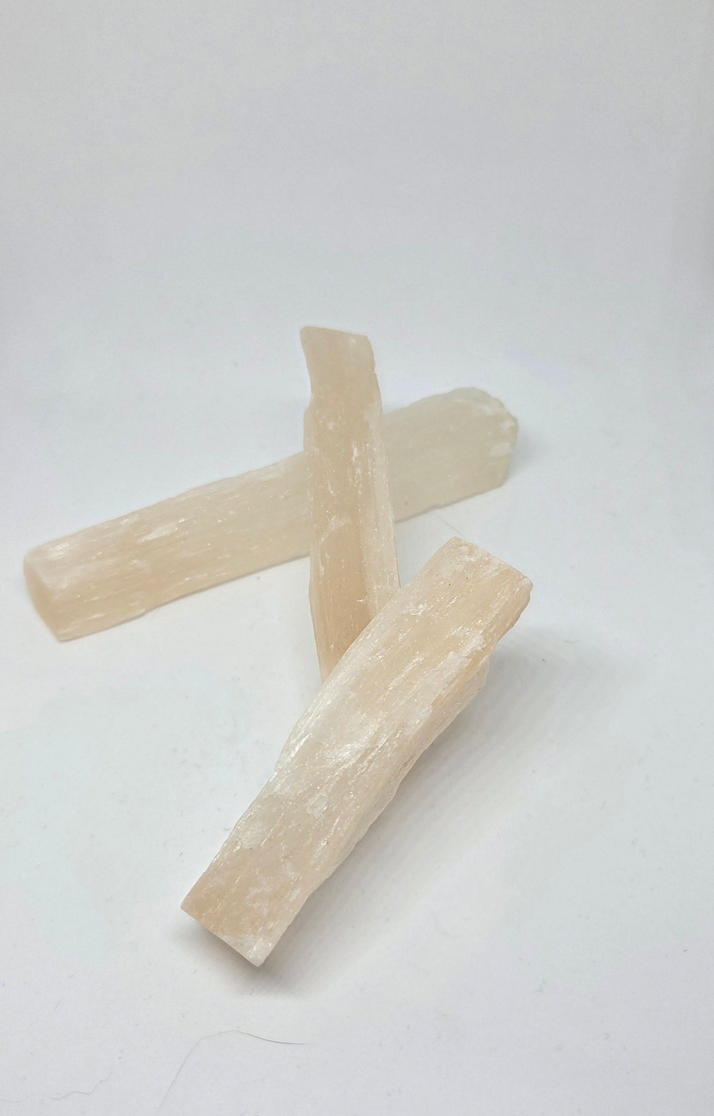 Natural Selenite Wand with Pearly Sheen