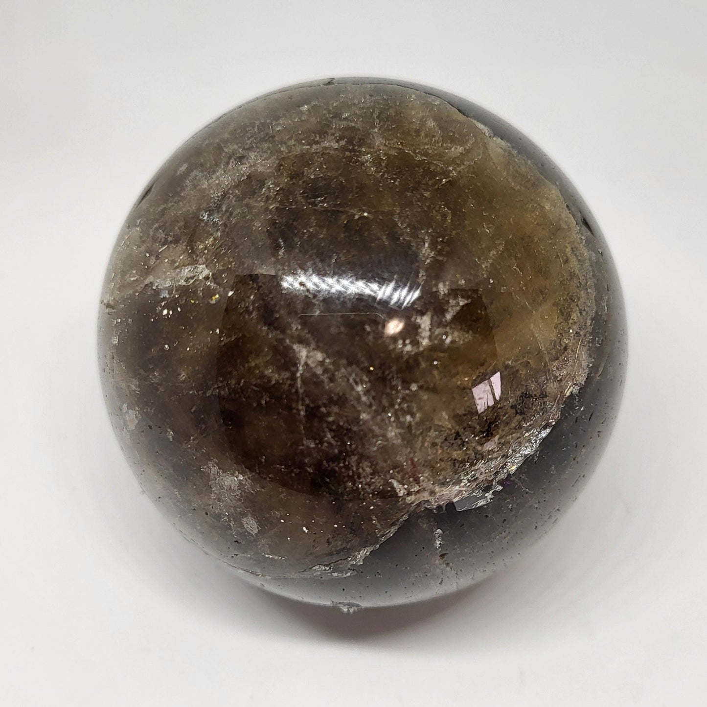 Smoky Quartz Crystal Sphere for Root Chakra Healing