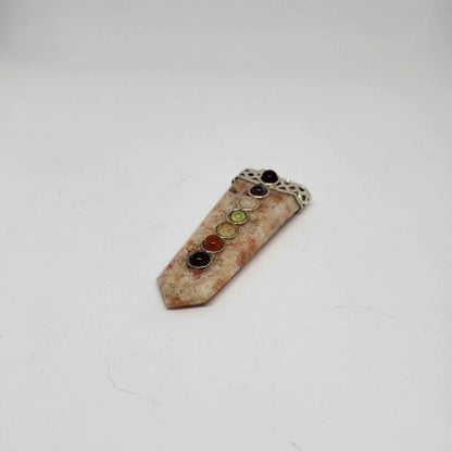 Sunstone Chakra Pendant for Joy and Vitality - Earth's Connections by Tamara