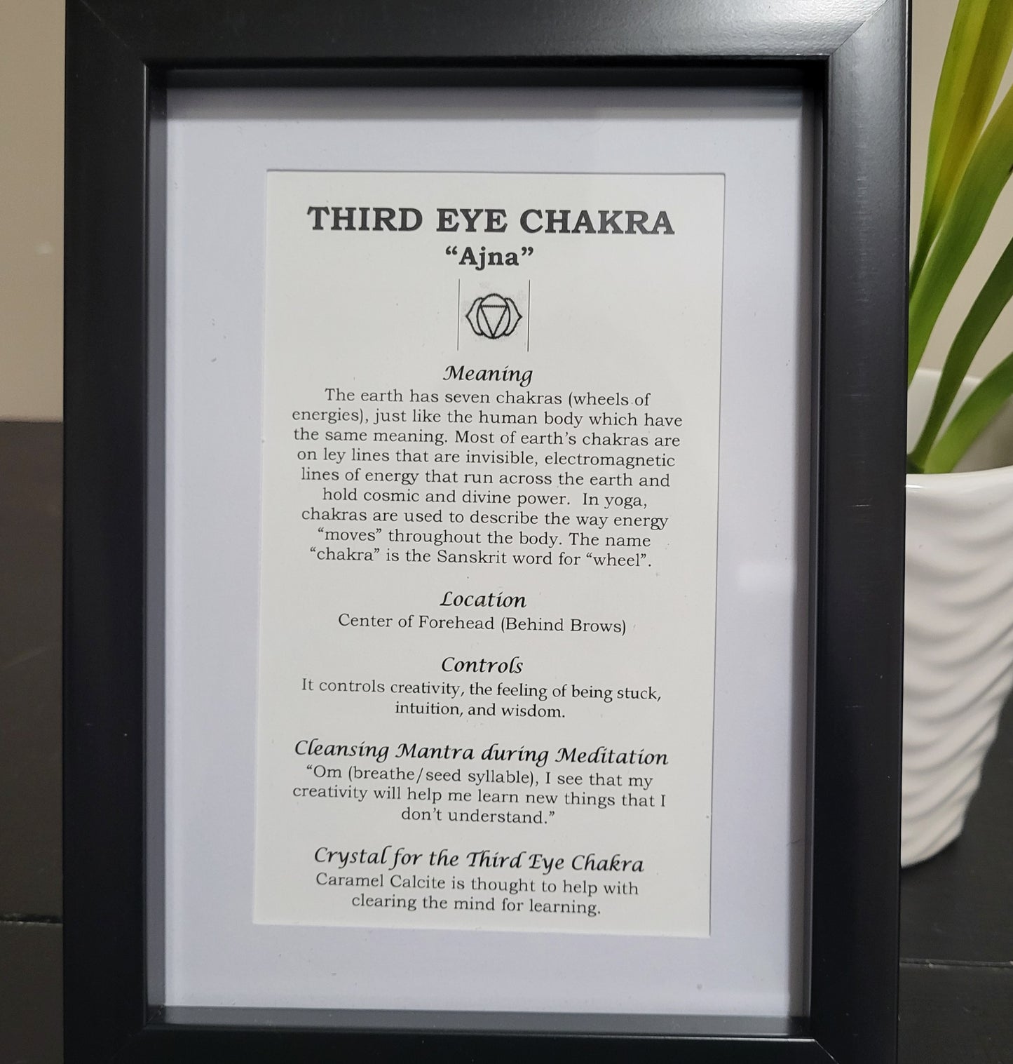 Third Eye Chakra Frame for Intuition and Inner Wisdom