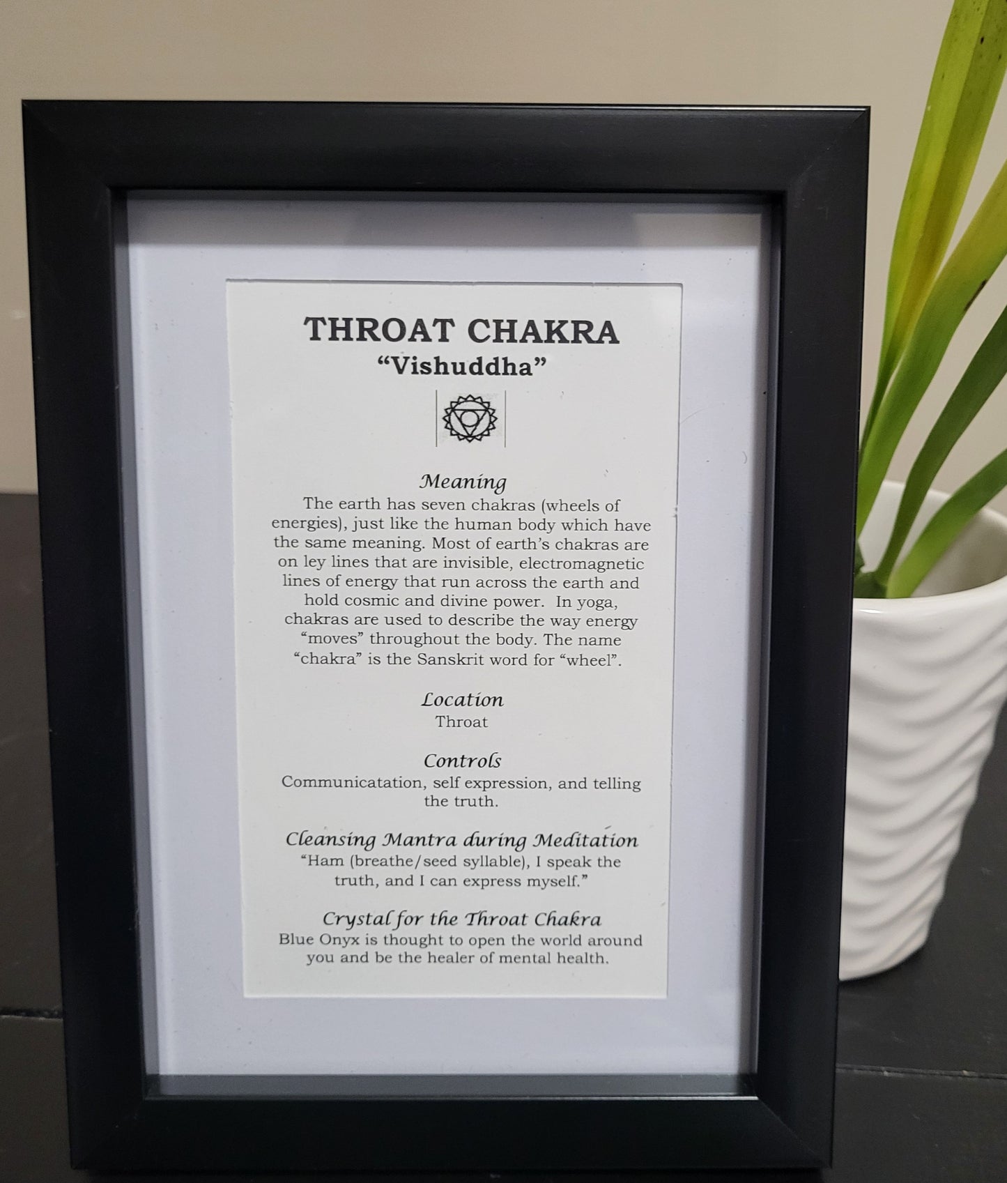 Throat Chakra Frame for Communication and Authentic Expression
