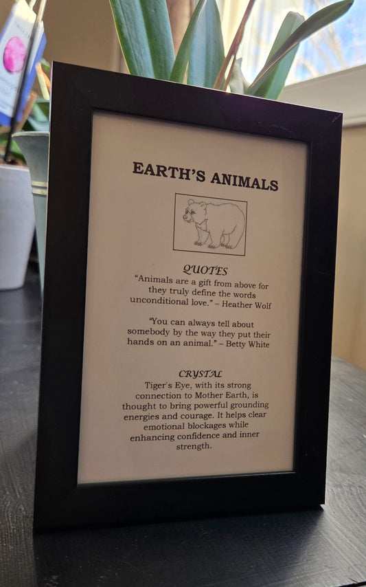 Tiger's Eye Bear for Strength and Grounding