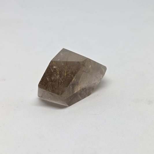 Rutile Tower with Golden Needle Inclusions
