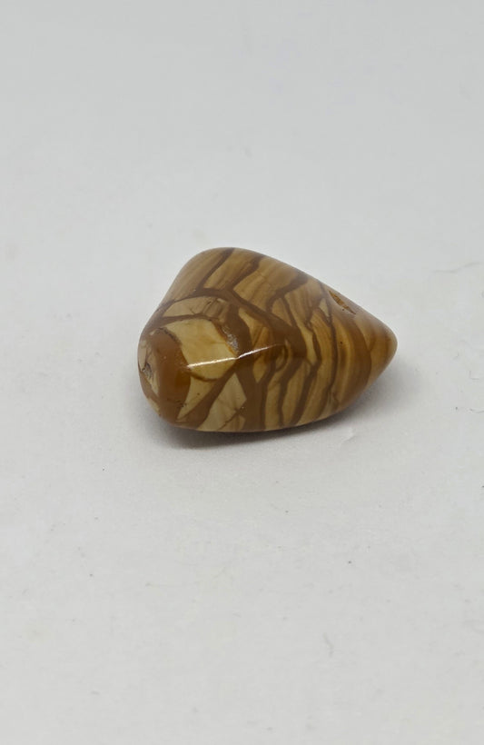 Walnut Jasper Tumble for Grounding and Stability