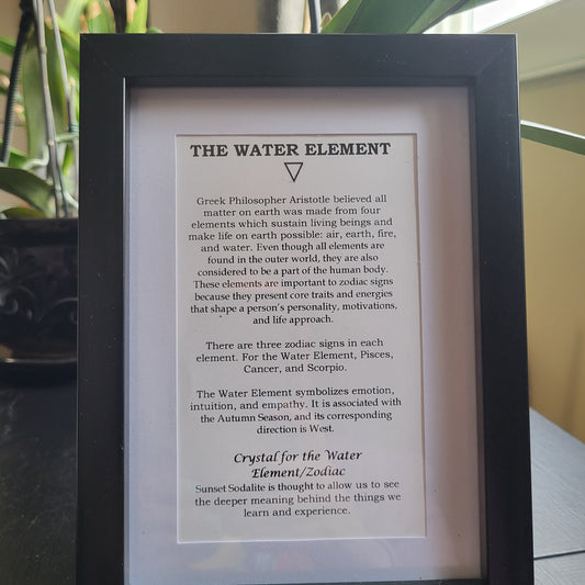 Water Element Frame for Intuition and Emotional Flow