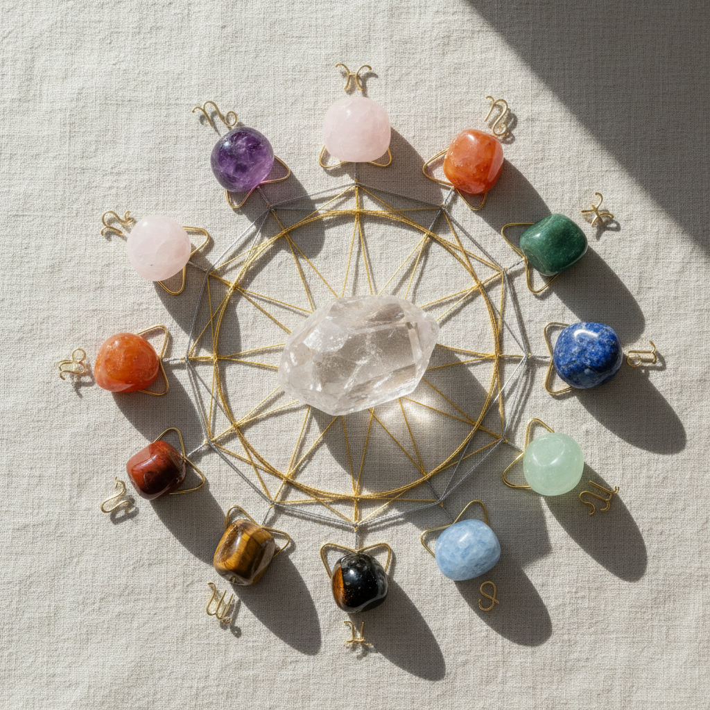 Zodiac Crystal Circle